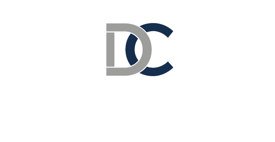 Dekorcenter logotype negativ